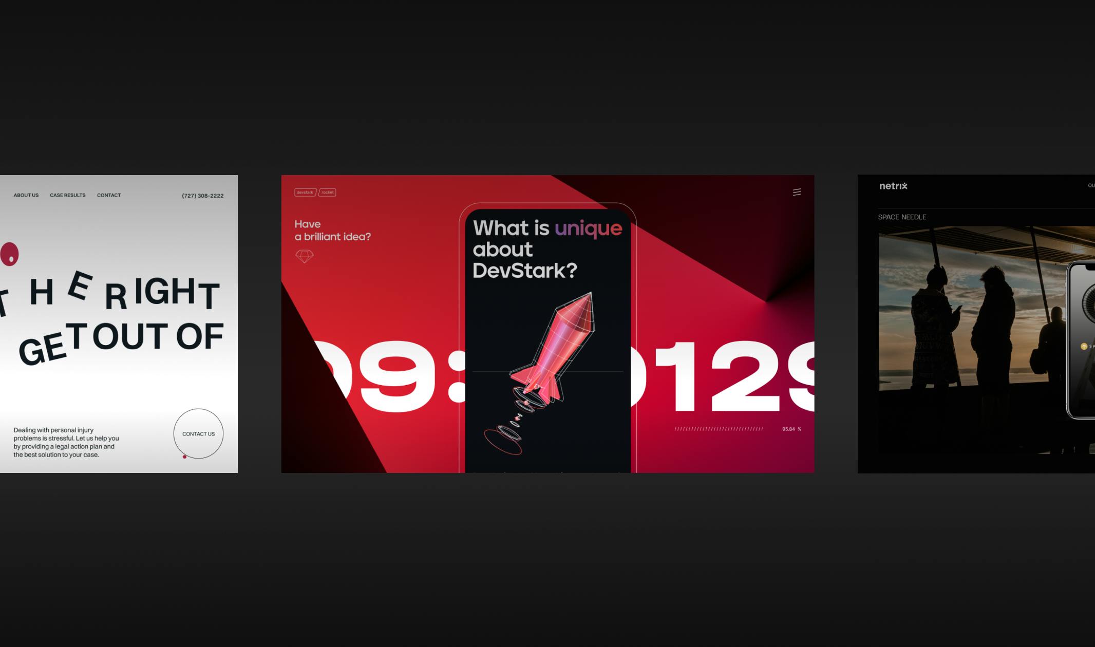 Collection of award-winning storytelling websites showcasing narrative-driven digital design examples