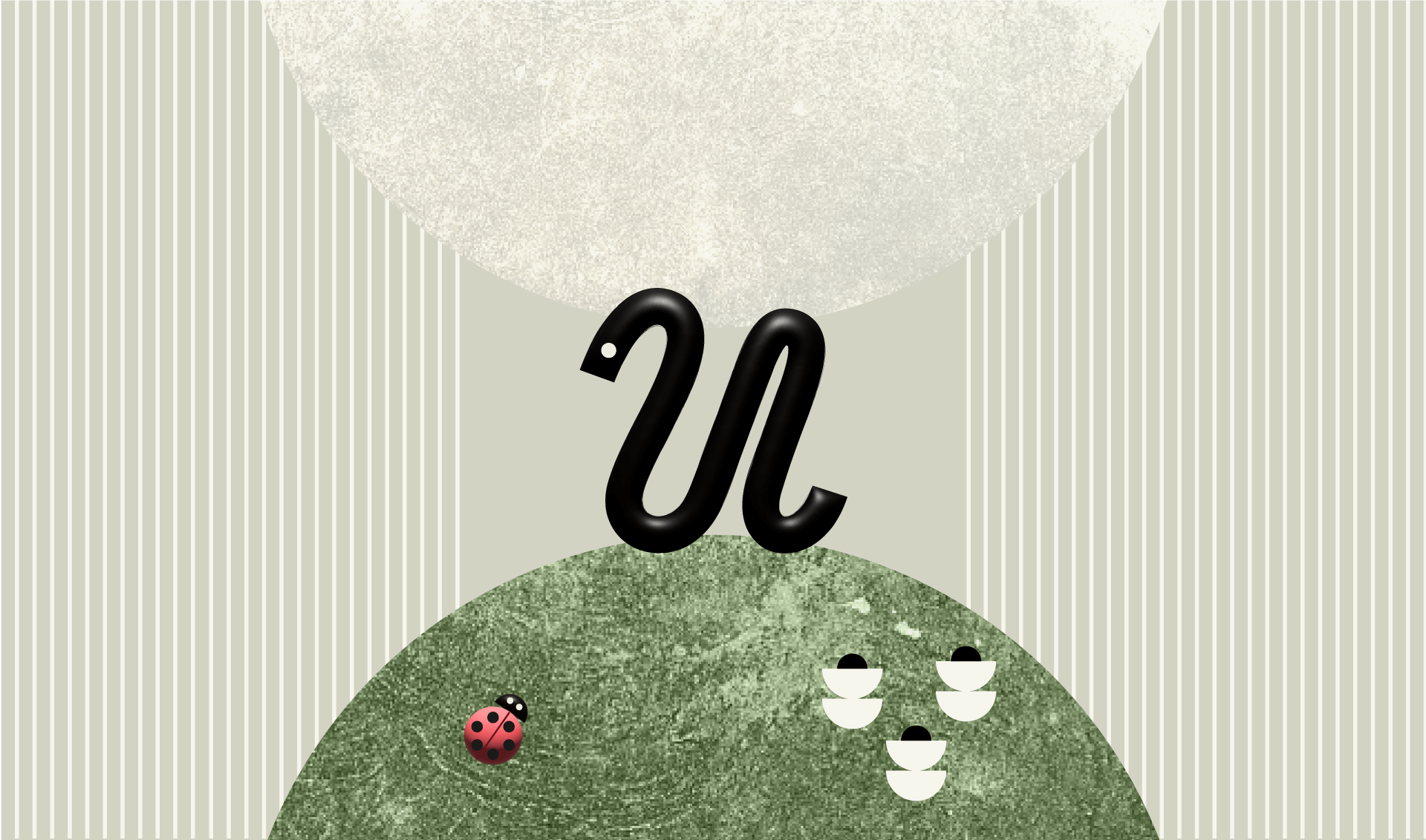 Creative portfolio website hero design with Japanese-inspired minimalist aesthetic and interactive storytelling